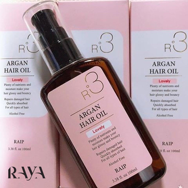 روغن مو نرم و مرطوب کننده R3 آرگان ریپ با رایحه لاولی RAIP R3 Argan Hair Oil